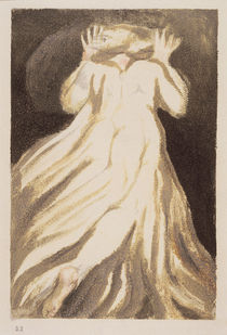 A white haired man in a long by William Blake