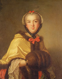 Portrait of Louis-Henriette de Bourbon-Conti von Jean-Marc Nattier