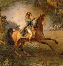 The Battle of Marengo, detail of Napoleon Bonaparte and his Major von Louis Lejeune