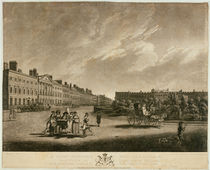 View of the north side of Grosvenor Square by English School