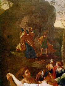 The Adoration of the Golden Calf by Nicolas Poussin