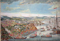 A View of the Taking of Quebec von English School