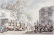 Travelling in France, c.1790 by Thomas Rowlandson