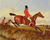 Foxhunting: Clearing a Bank by John Dalby