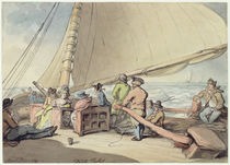 A Dutch Packet in a Rising Breeze by Thomas Rowlandson