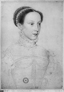 Mary Queen of Scots, 1559 by Francois Clouet