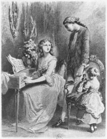 Illustration from 'The Sorrows of Werther' by Johann Wolfgang Goethe by Tony Johannot