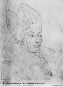 Ms 266 fol.97 David, bishop of Utrecht by Flemish School