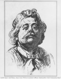 Portrait of the sculptor Albert Ernest Carrier-Belleuse von Honore Daumier