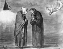 Series 'Actualites', the comet von Honore Daumier