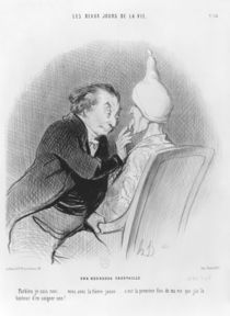 Series 'Les beaux jours de la vie' von Honore Daumier