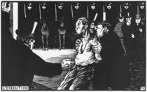 The execution, 1894 by Felix Edouard Vallotton