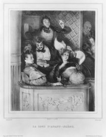 A front theatre box, engraved by Julien by Paul Gavarni