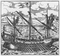 French galley operating in the ports of the Levant since Louis XI von French School