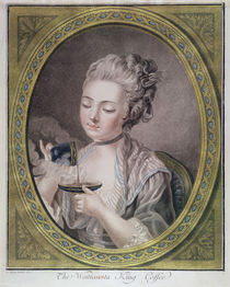 The Woman Taking Coffee, c.1774 by Leonard Marin