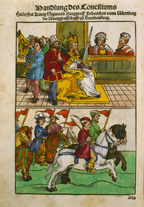 Sigismund at the Council of Constance von Ulrich von Richental