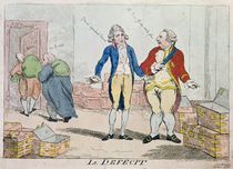 Le Deficit, 1788 by Isaac Cruikshank