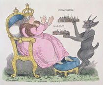 Queen Catherine's Dream, 1791 von English School