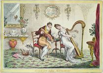 Harmony before Matrimony, 1805 by James Gillray