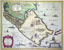 Map of the Magellan Straits von Dutch School