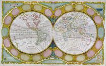 A New and Correct Map of the World by Robert Wilkinson
