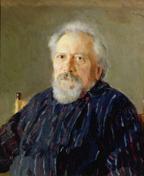 Portrait of Nikolay Leskov von Valentin Aleksandrovich Serov