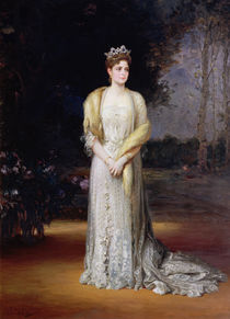 Portrait of Empress Alexandra Fyodorovna von Jakov Jakovlevich Veber
