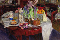 Easter Table, 1915 by Stanislav Julianovic Zukovskij