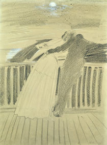 Jeanne Hugo and Jean Charcot at Hauteville House by Paul Cesar Helleu