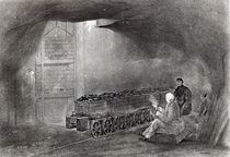 In the Coal Mine, Illustration from 'A History of Coal by English School