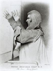 Henry Brougham Esq MP, The Queen's Attorney General von Abraham Wivell