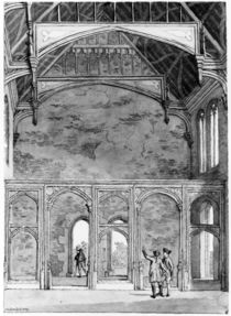 South West End of Great Hall at Eltham von Samuel Hieronymous Grimm