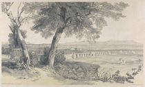 Campagna of Rome from Villa Mattei by Edward Lear
