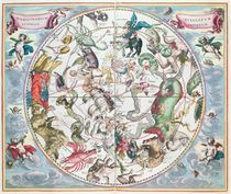 Map of the Southern Hemisphere by Andreas Cellarius