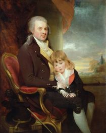 Edward George Lind and his Son von William Beechey