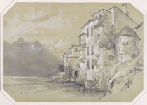 St. Giulio, Orta, 26 September 1837 by Edward Lear