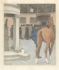 The Bayhorse, Tattersalls, 1921 by Robert Polhill Bevan
