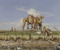 On the Banks of the Nile, Upper Egypt by John Frederick Lewis