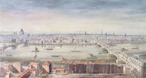 A View of London from St. Paul's to the Custom House von Gideon Yates