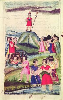 Illustration of Manco Capac by Spanish School