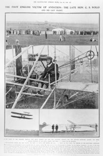 The first English victim of aviation: the Late Hon. C.S. Rolls by English Photographer
