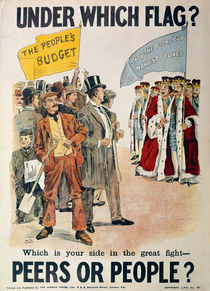 Liberal Party Poster for the British General Election of January 1910 von English School