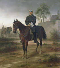 Bismarck before Paris, 1873 by Wilhelm Camphausen