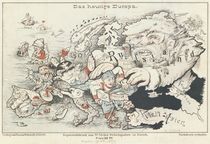 'Today's Europe', 1887 von German School