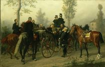 Napoleon III and Bismarck after the Battle of Sedan von Wilhelm Camphausen