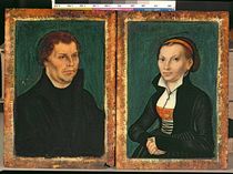 Martin Luther, Katharina von Bora von Lucas, the Elder Cranach