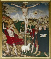 Christ on the Cross, 1552-55 von Lucas, the Elder Cranach