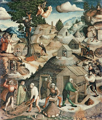 Mining landscape, 1521 von Hans Hesse