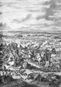 The Battle of Oudenarde, 1708 by French School