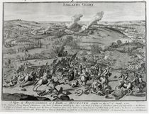 A View and Representation of the Battle of Hochsted by English School